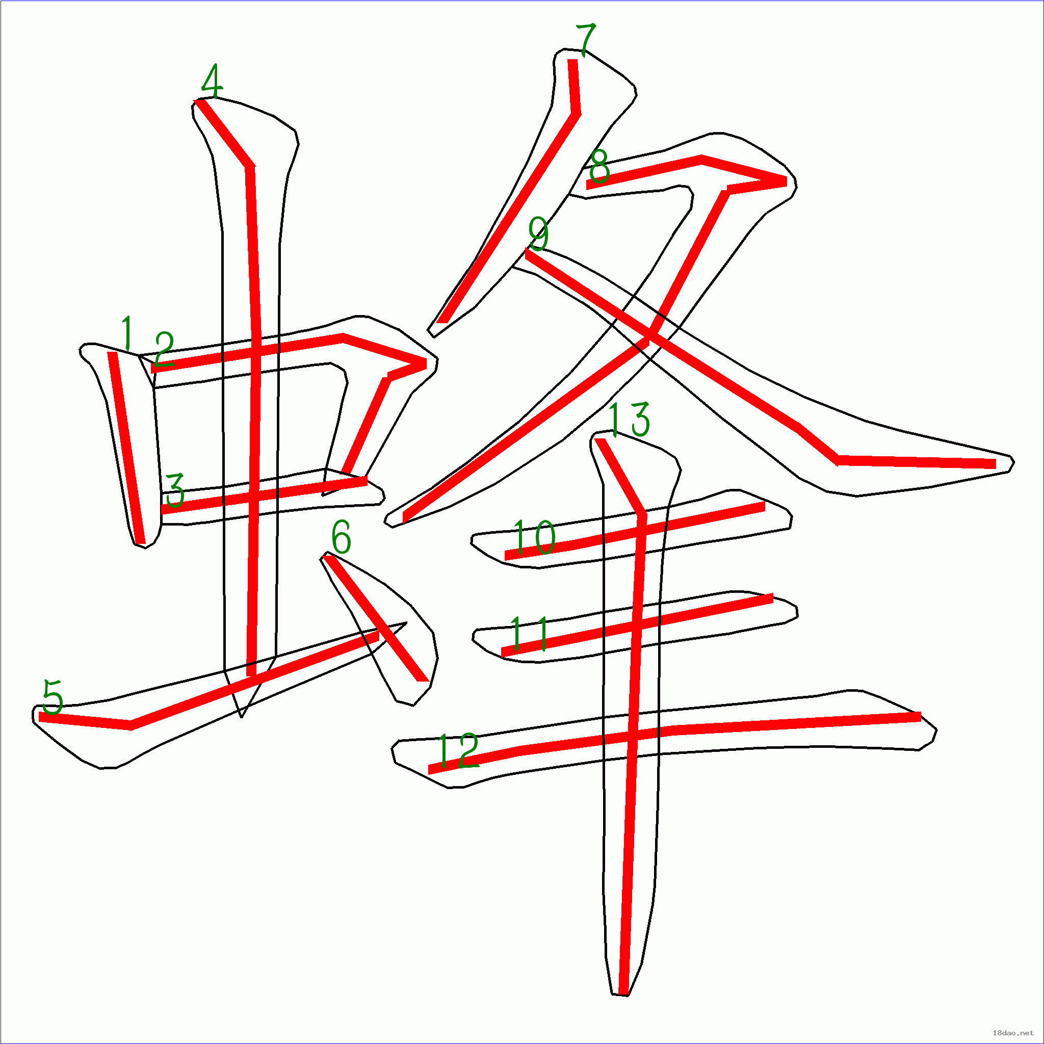笔顺(笔顺表大全图) 笔顺(笔顺表大全图)