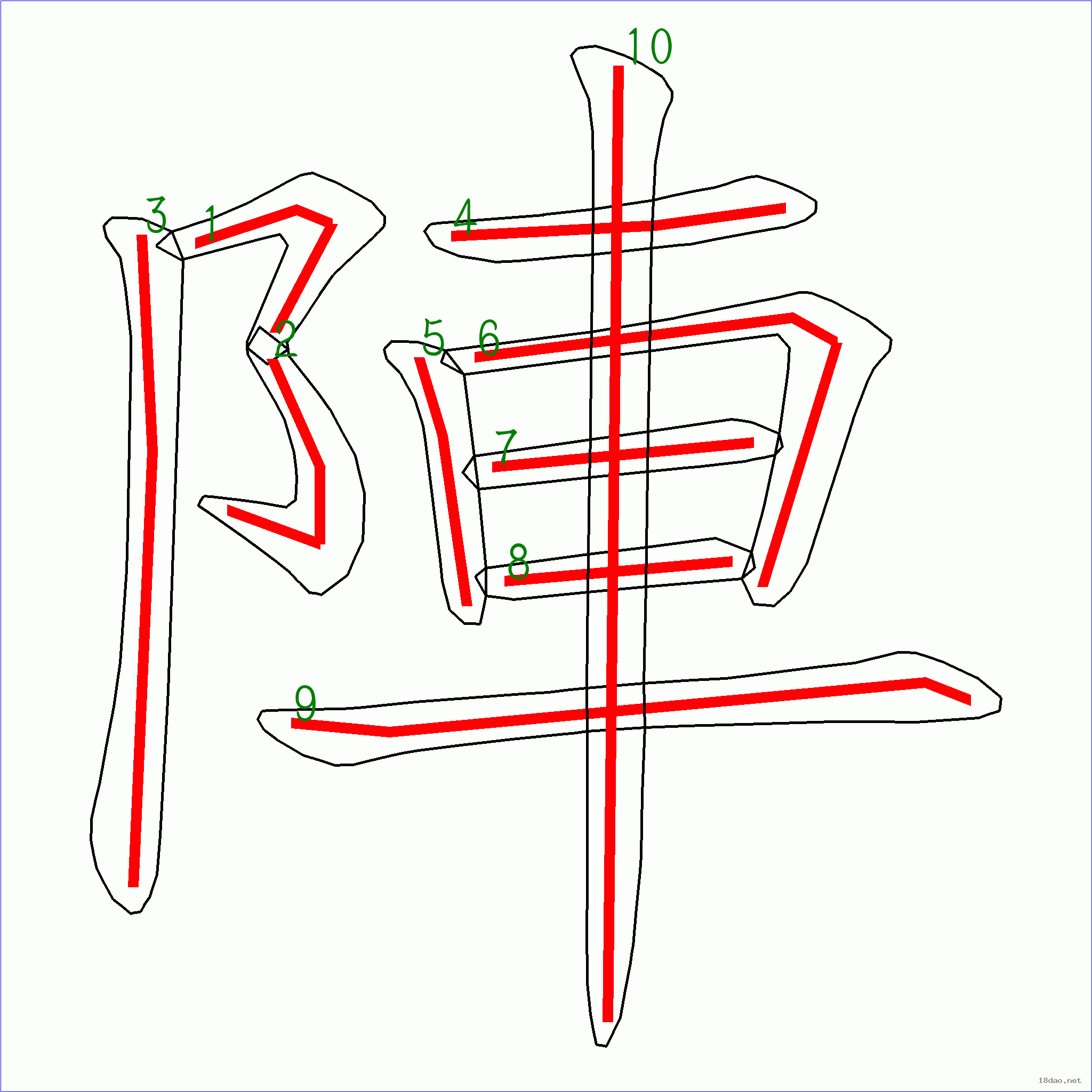 健的笔顺(康的笔顺笔画) 健的笔顺(康的笔顺笔画)